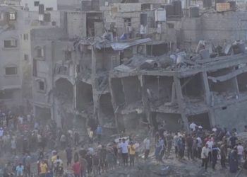 ‘Children were carrying other injured children’:  Witness describes aftermath of Israeli strike on Gaza refugee camp