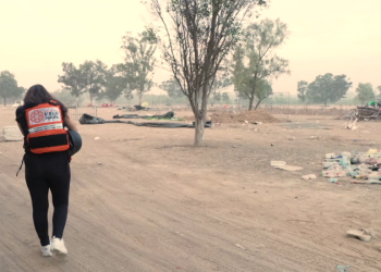 Witness to a massacre: Israeli festival survivor returns to site of Hamas rampage