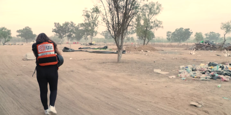 Witness to a massacre: Israeli festival survivor returns to site of Hamas rampage