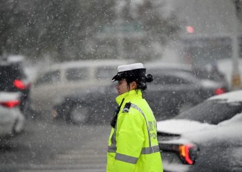 China’s northeast hit by unseasonable blizzard as heavy snow causes mass disruption
