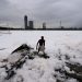 Toxic foam coats sacred river near New Delhi as Indian capital battles hazardous pollution