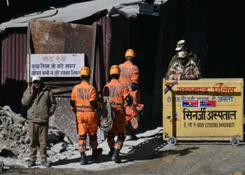 Indian rescuers dig past halfway mark in efforts to reach trapped workers