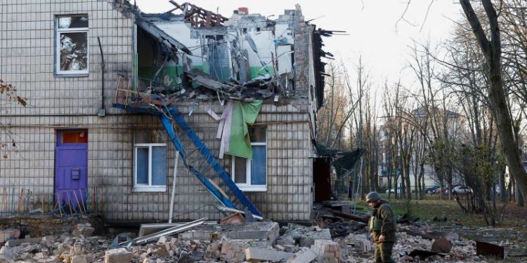 Russia launches biggest drone attack against Kyiv since start of war, Ukrainian officials say