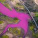 The water has turned a shocking shade of magenta in this Hawaii refuge