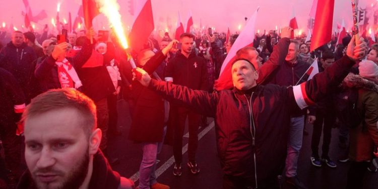 Poland sees massive nationalist march honoring ‘God, family and Fatherland’ after globalist election results