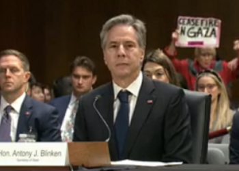Hecklers scream at Blinken for Israel-Hamas ‘cease-fire’ during Senate hearing: ‘Where is your pride America?’