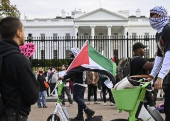White House silent, Secret Service makes no arrests after pro-Palestinian protesters vandalize gate