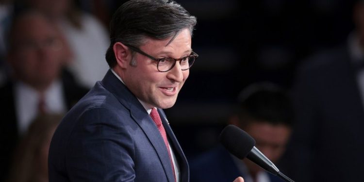 Mike Johnson on the clock