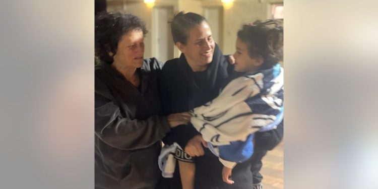 New images of Avigail Idan show released 4-year-old US citizen smiling, reunited with family members