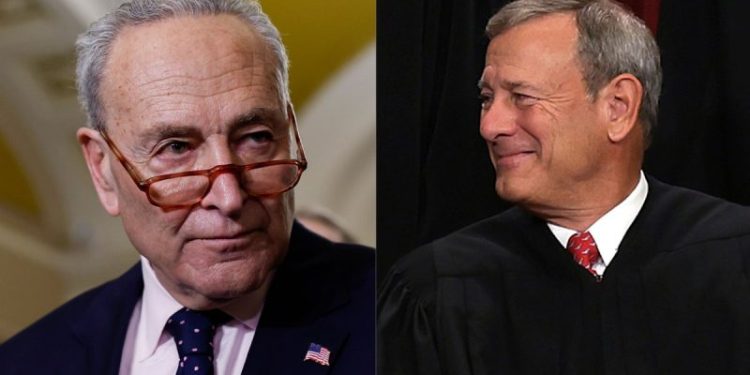 Schumer blasts Supreme Court’s new ethics code for one ‘glaring omission’