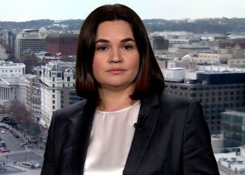 Abandon Ukraine and all of Eastern Europe is under threat, exiled Belarusian opposition leader warns US