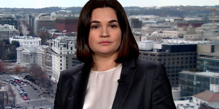 Abandon Ukraine and all of Eastern Europe is under threat, exiled Belarusian opposition leader warns US