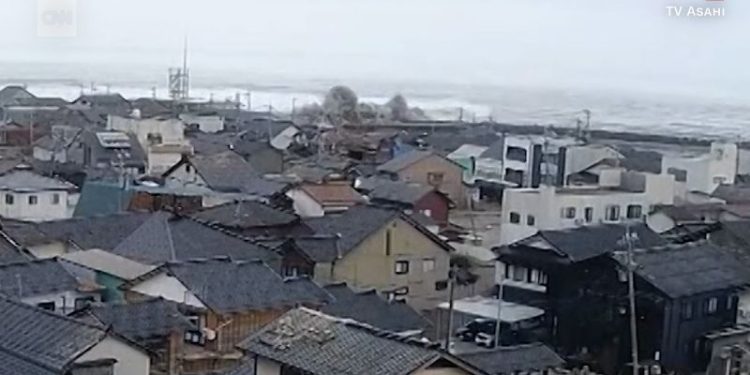 Massive earthquake hits Japan, triggering tsunami warnings