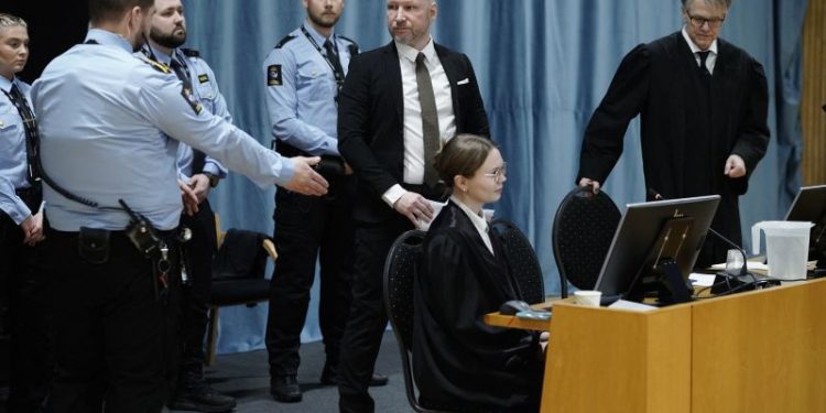 Mass killer Breivik sues Norway in bid to end prison isolation