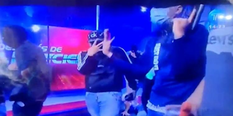 Ecuador declares ‘internal armed conflict’ as gunmen take over live TV broadcast