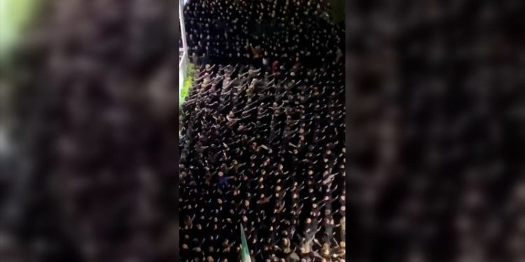 Video of crowd’s fascist salute in heart of Rome rattles Italy – but not its prime minister