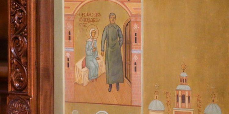 Protesters in Georgia demand punishment for woman accused of defacing Stalin icon