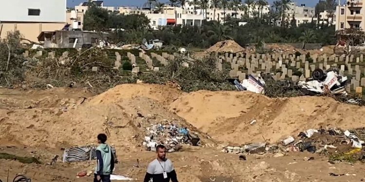 At least 16 cemeteries in Gaza have been desecrated by Israeli forces, satellite imagery and videos reveal
