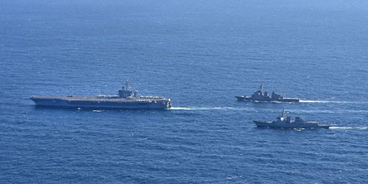 North Korea claims to test underwater nuclear-capable drone after US, South Korea and Japan show off naval might