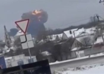 Russia accuses Ukraine of shooting down military plane, killing all 74 on board