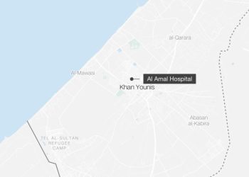 Israeli tanks ‘firing live ammunition’ in Khan Younis hospital complex, aid group says