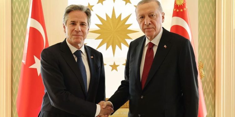 Blinken meets with Turkey’s Erdogan as Middle East tensions escalate