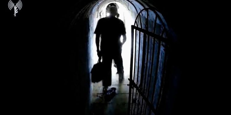 Israel releases video purportedly showing Hamas leader Sinwar in tunnel under Khan Younis