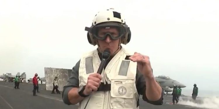 Reporter’s Notebook: Aboard the USS Dwight D Eisenhower in the Red Sea: ‘Constant self-defense’