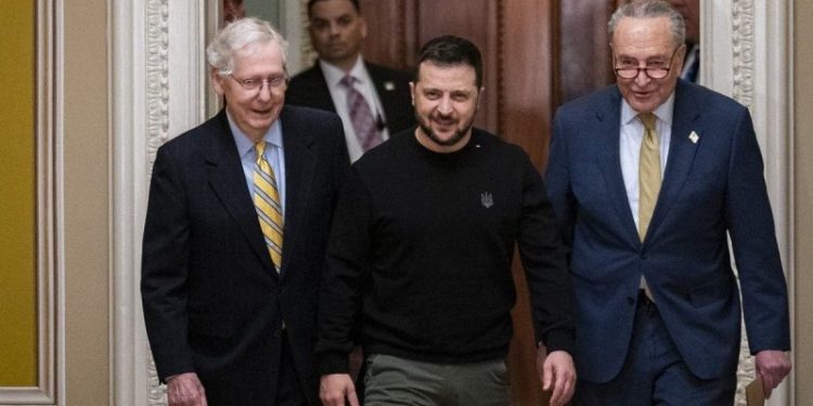 Senate Republicans prepare for long haul in fight over Ukraine, Israel aid