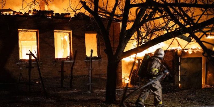 Three children among seven dead in Russian drone attack on Ukrainian gas station