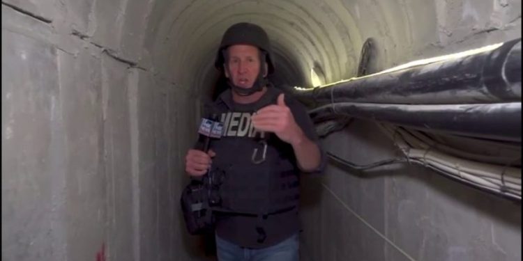 Reporter’s Notebook: Embedded with the IDF deep inside Hamas tunnels under UNRWA HQ