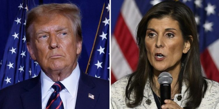 Trump mocks Haley by asking where her deployed husband is: ‘Where is he? He’s gone’