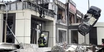 At least 28 killed in strike on Russian-occupied town in eastern Ukraine