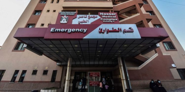 Doctors forced to strip in cold at Gaza’s Nasser hospital, witness says, as IDF announces arrest of Hamas militants there