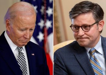 Johnson rips Biden’s threat to veto $17B Israel aid bill as ‘act of betrayal’