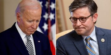 Johnson rips Biden’s threat to veto $17B Israel aid bill as ‘act of betrayal’