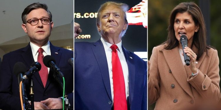 Speaker Johnson talks 2024 with Trump at Mar-a-Lago as Haley vows to stay in GOP primary
