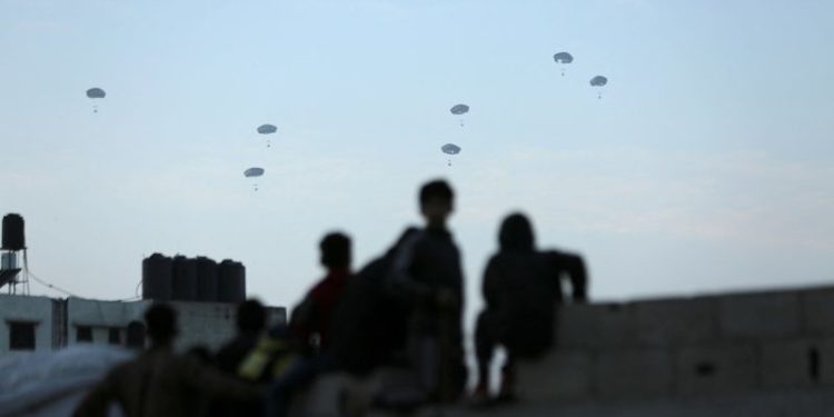 Israeli forces fired at Palestinians waiting for aid in northern Gaza, eyewitnesses say