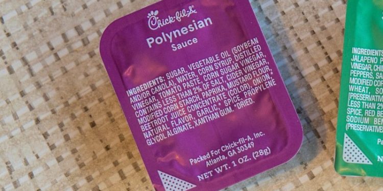 Chick-fil-A asks customers to throw out Polynesian sauce packets over allergen concerns