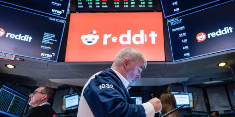 Reddit pops 48% in NYSE debut after selling shares at top of range