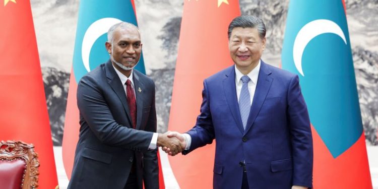Maldives signs China military pact in further shift away from India