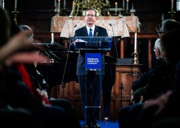 Israeli President Herzog opens Holocaust museum in Amsterdam amid protest