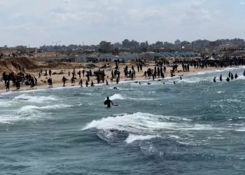 At least 12 Palestinians drown trying to retrieve aid parcels dropped into the sea