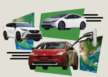 Toyota is hitting the gas on hybrids as EV sales cool. But what does that mean for the planet?