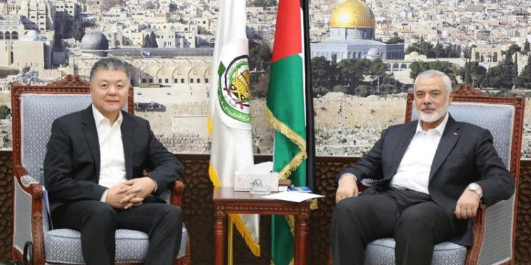 Chinese envoy meets Hamas chief Haniyeh after first visit to Israel since Gaza war began