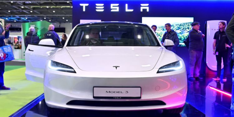 Tesla shares fall after deliveries drop 8.5% from a year ago