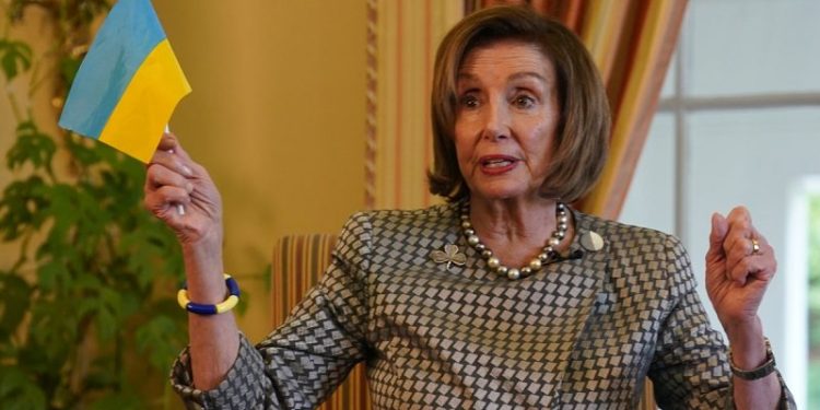 Pelosi university speech interrupted by anti-Israel agitators: ‘Warmonger’