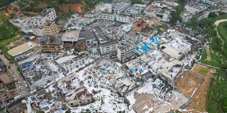 Tornado kills at least 5, injures 33, in Chinese metropolis as region battles deadly floods