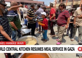 ‘Their food makes people feel that they are at home.’ World Central Kitchen serves meals in Gaza again