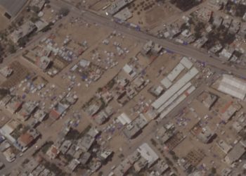 Satellite imagery shows Palestinians fleeing Rafah’s tent cities as threat of major attack looms